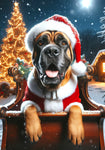 Cane Corso Fawn - Best of Breed DCR Christmas Outdoor House and Garden Flag