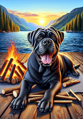 Cane Carso Black - Best of Breed DCR Summer Camping   Outdoor House and Garden Flag