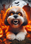 Cavachon - Best of Breed DCR Halloween Outdoor House and Garden Flag