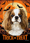 Cavalier King Charles Blenheim - Best of Breed  Halloween Outdoor House and Garden Flag