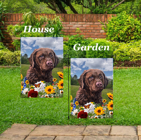 Chesapeake Bay Retriever - Best of Breed  Summer Fields Outdoor House and Garden Flag
