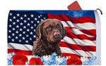 Chesapeake Bay Retriever - Best of Breed Patriotic Mailbox Cover Hi-Grade Vinyl 6" x 19"