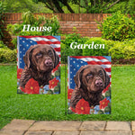 Chesapeake Bay Retriever - Best of Breed  Patriotic I All-American Outdoor House and Garden Flag