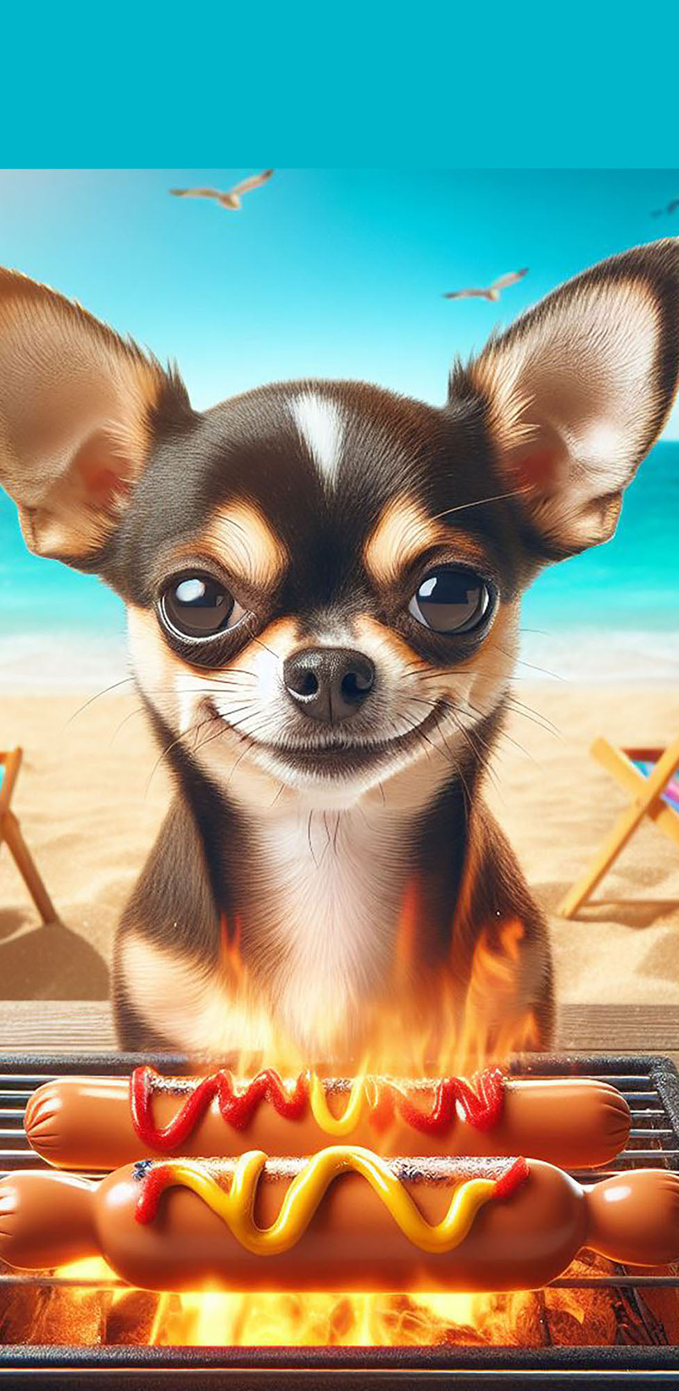 Chihuahua Longhaired - Best of Breed DCR 100% Poly Velour Micro Fiber