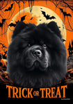 Chow Chow Black - Best of Breed  Halloween Outdoor House and Garden Flag