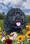 Cockapoo Black - Best of Breed  Summer Fields Outdoor House and Garden Flag