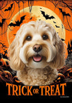 Cockapoo Blonde - Best of Breed  Halloween Outdoor House and Garden Flag