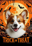 Corgi Cardigan Red/White - Best of Breed  Halloween Outdoor House and Garden Flag