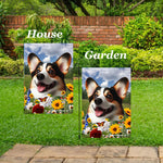 Corgi Cardigan Tri - Best of Breed  Summer Fields Outdoor House and Garden Flag