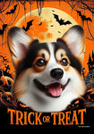 Corgi Pembroke Welsh Open Tri - Best of Breed  Halloween  House Outdoor House and Garden Flag