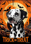 Dalmatian Black/White - Best of Breed  Halloween Outdoor House and Garden Flag