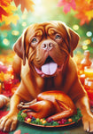 Douge De Bordeaux - Best of Breed DCR Thanksgiving Outdoor House and Garden Flag