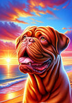 Douge De Bordeaux - Best of Breed DCR Summer Sunset Outdoor House and Garden Flag