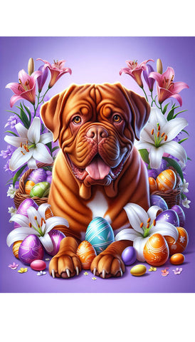 Douge De Bordeaux - Best of Breed DCR Easter Holiday    Outdoor House and Garden Flag