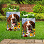 English Pointer Red/White -  Best of Breed  Summer Fields Outdoor House and Garden Flag