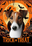 Fox Terrier Brown/BlackWhite - Best of Breed  Halloween Outdoor House and Garden Flag