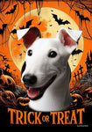 Fox Terrier White -  Best of Breed  Halloween Outdoor House and Garden Flag