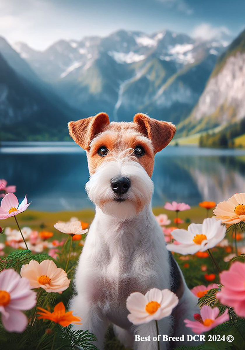 Fox Terrier - Best Of Breed Dcr Spring House And Garden Flag