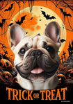 French Bulldog Cream - Best of Breed  Halloween Outdoor House and Garden Flag