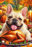 French Bulldog Cream - Best of Breed DCR Thanksgiving Outdoor House and Garden Flag