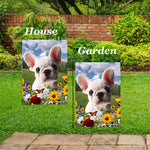 French Bulldog White - Best of Breed  Summer Fields Outdoor House and Garden Flag