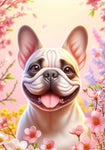 French Bulldog Cream - Best of Breed DCR Spring II    Outdoor House and Garden Flag