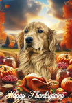 Golden Retriever - Best of Breed  Thanksgiving Outdoor House and Garden Flag