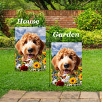 Goldendoodle Red - Best of Breed  Summer Fields Outdoor House and Garden Flag