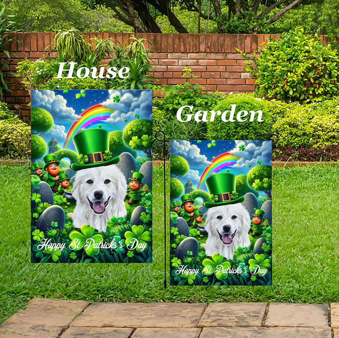 Great Pyrenees bandiera, poliestere, Multicolor, large