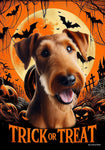 Irish Terrier - Best of Breed  Halloween Outdoor House and Garden Flag