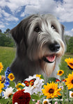 Irish Wolfhound Grey - Best of Breed  Summer Fields Outdoor House and Garden Flag