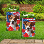 Jack Russell - Best of Breed  Patriotic I All-American Outdoor House and Garden Flag