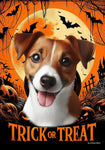 Jack Russell - Best of Breed  Halloween Outdoor House and Garden Flag