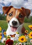 Jack Russell - Best of Breed  Summer Fields Outdoor House and Garden Flag