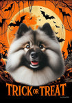 Keeshond - Best of Breed  Halloween Outdoor House and Garden Flag