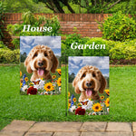 Labradoodle Red - Best of Breed  Summer Fields Outdoor House and Garden Flag