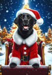 Black Labrador - Best of Breed DCR Christmas Outdoor House and Garden Flag