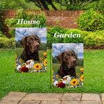 Chocolate Labrador - Best of Breed  Summer Fields Outdoor House and Garden Flag