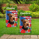 Lakeland Terrier - Best of Breed  Patriotic I All-American Outdoor House and Garden Flag