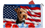 Lakeland Terrier - Best of Breed Patriotic Mailbox Cover Hi-Grade Vinyl 6" x 19"