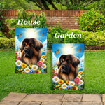 Leonberger -  Best of Breed  Summer Butterflies Outdoor House and Garden Flag