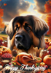 Leonberger -  Best of Breed  Thanksgiving Outdoor House and Garden Flag