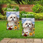 Lhasa Apso Cream - Best of Breed  Summer Fields Outdoor House and Garden Flag