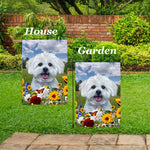 Maltese - Best of Breed  Summer Fields Outdoor House and Garden Flag