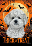 Maltipoo - Best of Breed  Halloween Outdoor House and Garden Flag