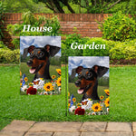 Manchester Terrier -  Best of Breed  Summer Fields Outdoor House and Garden Flag
