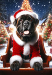 Mastiff Brindle - Best of Breed DCR Christmas Outdoor House and Garden Flag