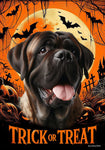 Mastiff Brindle -  Best of Breed  Halloween Outdoor House and Garden Flag