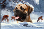 Mastiff Silver -  Best of Breed Winter Wonderland Floor Mat Tufted Loop 18" x 27"