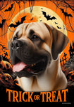 Mastiff Fawn - Best of Breed  Halloween Outdoor House and Garden Flag